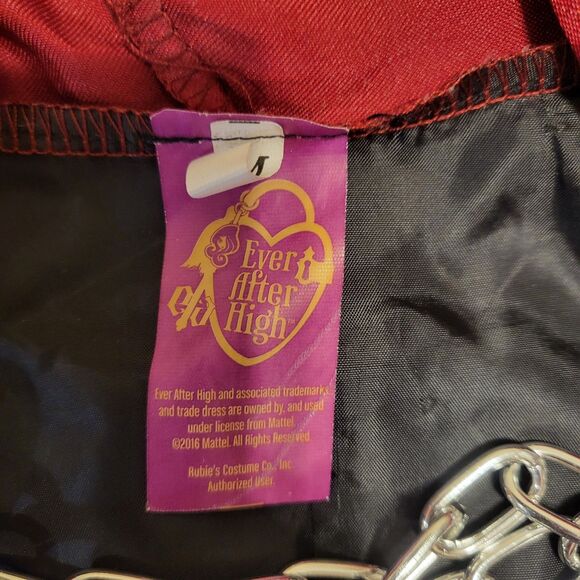 EVER AFTER HIGH CERISE HOOD KIDS HALLOWEEN COSTUME Girls Medium 8-10 - Picture 8 of 11